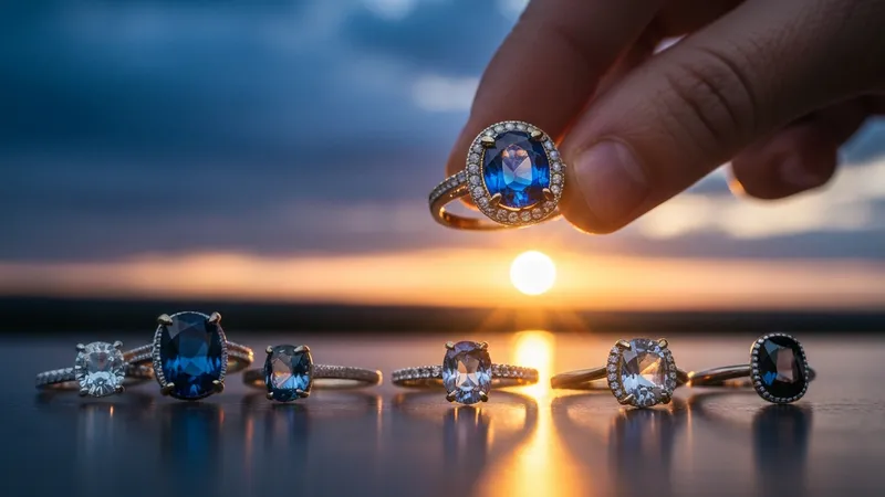 Bague Saphir Bleu
